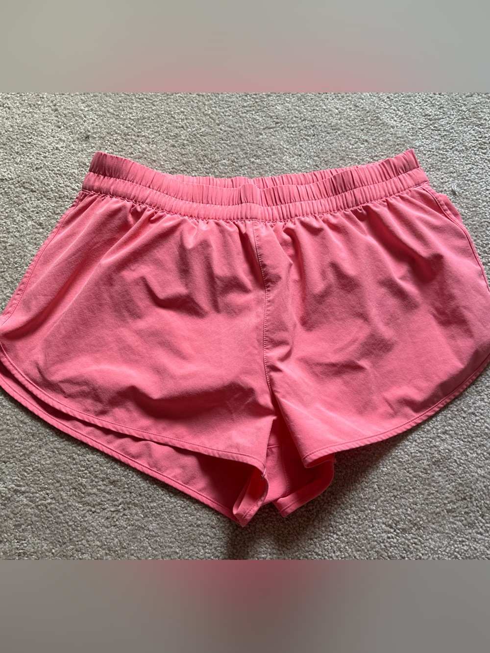 Athleta Women’s Pink Athletic Shorts - Elastic Waist small